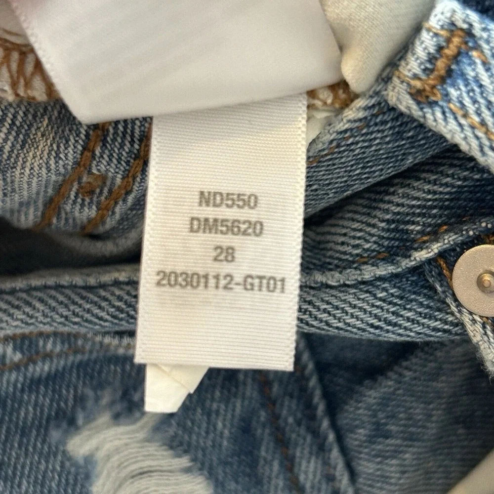 Madewell Baggy Straight Jeans Size 28 Inseam 33 Nwt